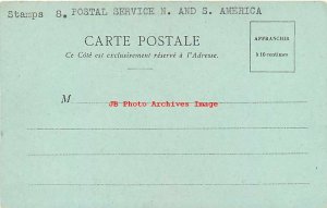 Mexico Stamp Postcard, La Poste au Mexique