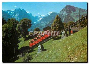 Modern Postcard Braunwald Bahn