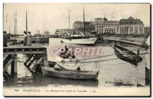 Old Postcard Deauville Basins and the Casino of Trouville Charter