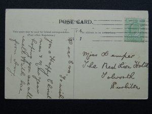 Ireland CLONES The Water Fountain CHRISTMAS GREETING c1905 Postcard by Mc Sherry