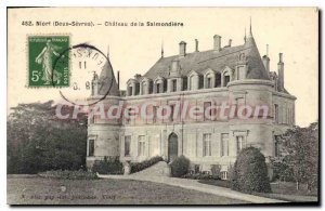 Old Postcard Niort (Deux Sevres) Chateau of Salmondiere