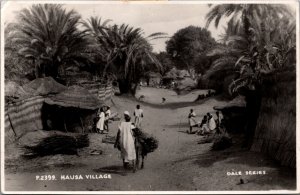 Nigeria Hausa Village Dale Series RPPC C020