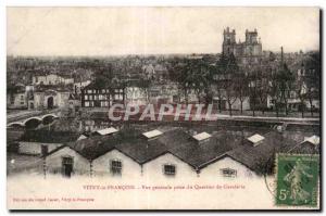 Old Postcard Vitry le Francois General view Cavalry Headquarters Jack