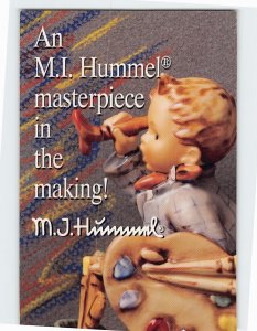 Postcard An M.I. Hummel Masterpiece in the Making MI Hummel Club New Jersey USA