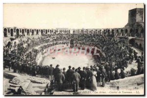 Postcard Ancient Arles Arenes bullfight Bullfight