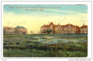 Moorhead Normal School, Wheeler Hall and Comstock Hall, Minnesota, PU-1914
