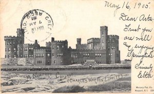 Newport Rhode Island Lippitt Castle Private Mail Vintage Postcard AA39293