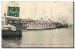 Old Postcard Boat War Rochefort sur Mer The Infernet in the Basin 3