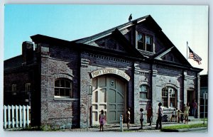 1960 St. Joseph Missouri Postcard Pony Express Stables Museum Penn Street Park