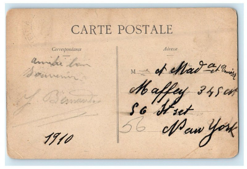 1910 CG Transatlantique La Provence Sortant Du Havre Postcard 