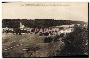 Old Postcard View of & # 39Hautvillers Champagne Wine Cradle