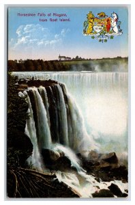 Horseshoe Falls From Goat Island Niagara Falls NY New York UNP DB Postcard T20