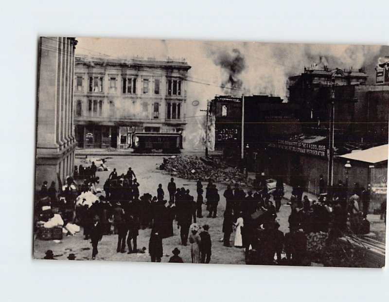 Postcard South of the Slot San Francisco Earthquake California USA