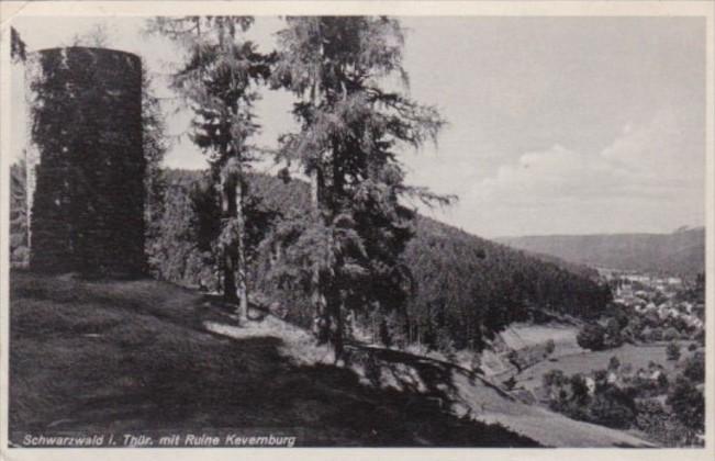 Germany Schwarzwald Im Thus Mit Ruine Kevernburg 1933