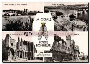 Modern Postcard La Cigale Porte Bonheur Avignon