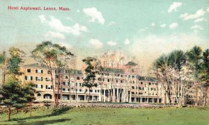 Vintage Postcard 1909 Hotel Aspinwall Building Landmark Lenox Massachusetts MA 