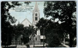 BELOIT, Wisconsin  WI   Photoette ST. THOMAS CATHOLIC CHURCH Parsonage  Postcard