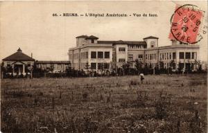 CPA REIMS-L'Hopital Americain Vue de face (347028)