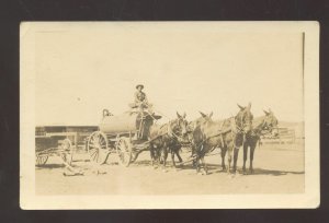 RPPC CAMP MACARTHUR WACO TEXAS MEXICAN BORDER WAR REAL PHOTO POSTCARD