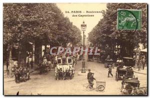 Paris Old Postcard Boulevard des Capucines