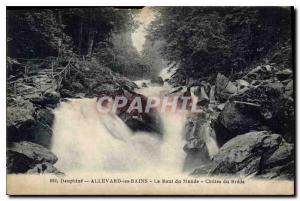 Old Postcard Dauphine Allevard Le Bout du Monde Falls Breda