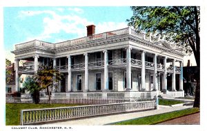 Manchester, New Hampshire - A view of the Calumet Club - c1920