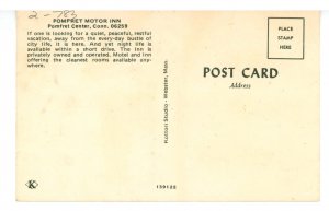 CT - Pomfret Center. Pomfret Motor Inn