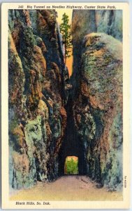 Big Tunnel on Needles Highway, Custer State Park, Black Hills - South Dakota