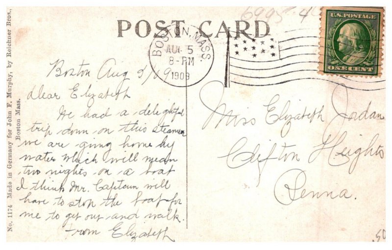 Steamer Yale , Metropolitan Steamship Co.