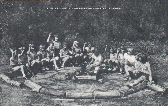 Fun Around A Campfire Camp Sacajawea Artvue