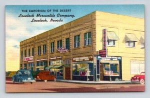 Lovelock Nevada Mercantile Company Emporium of the Desert Postcard