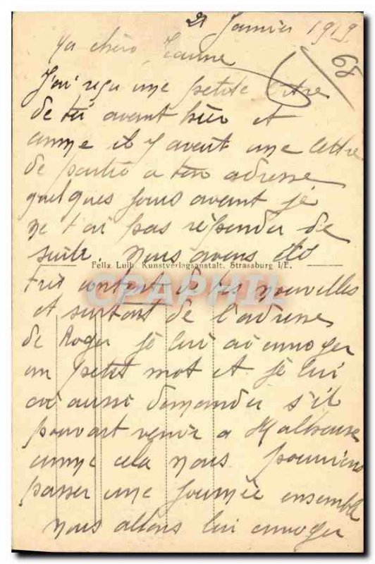 Postcard Old Mulhausen i O Els