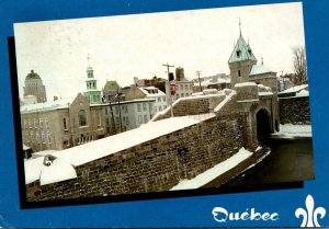 Canada Quebec The Kent Gate In Winter 1989