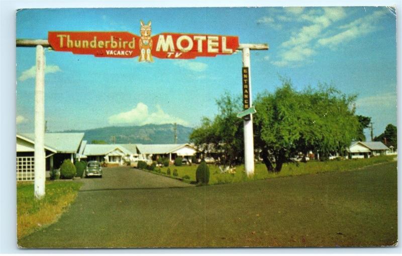 *1969 Thunderbird Motel 5845 Trans-Canada Highway Duncan BC Vintage Postcard A30