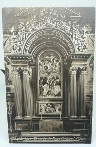 Cambridge Trinity College Chapel Altar Antique Vtg Friths Postcard Early 1900s