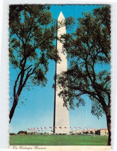 Postcard Washington Monument Washington DC USA