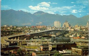 Canada Vancouver Granville Street Bridge and Skylinw