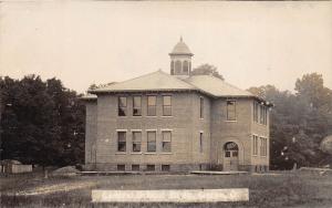 E37/ Green Ohio Real Photo RPPC Postcard c1910 Central School Summit County