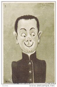 Stage Actors Head Caricature portrait , PU-1905 ; New York City ; #5