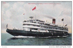 Whaleback Steamer CHRISTOPHER COLUMBUS , Chicago , Illinois , Pre-1907 ; #5