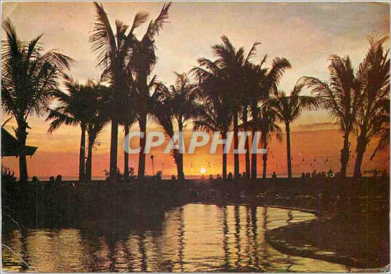 Modern Postcard Treasure Island of the Philippine Plaza at sun
