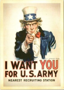 Military World War II You Uncle Sam I Want You For U S Army