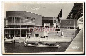 Postcard Old Paris 1937 International Exhibition Pavilion of Belgium Eiffel T...