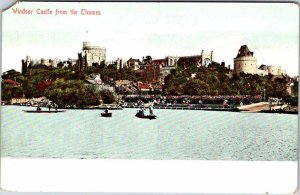 Postcard BOAT SCENE Windsor Ontario ON AK6373