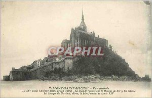 Old Postcard Mont Saint Michel Vue generale