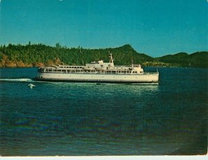 M.V. Queen of Vancouver British Columbia Canasa Ferries Vintage Postcard