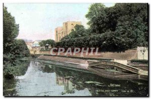 Old Postcard Niort Chateau