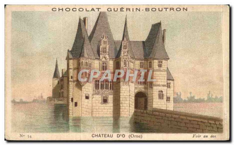 Chromo Chocolate Guerin Boutron Chateau D & # 39o