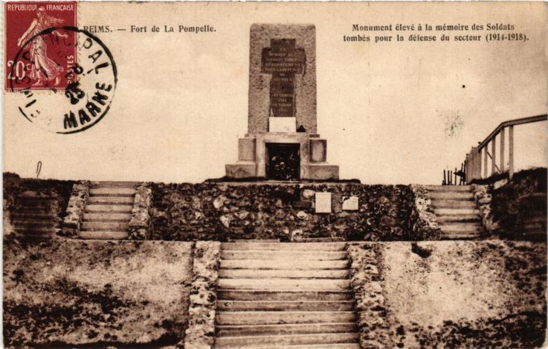 CPA Militaire - Reims - Fort de La Pompelle - Monument (697591)