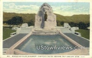 Mormon Battalion Monument - Salt Lake City, Utah UT  